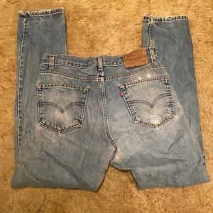 Vintage 90’s Levi’s 512 Slim Fit Denim Jeans 34x32